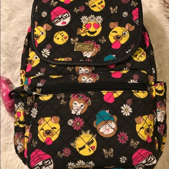 Betsey Johnson Emoji Backpack NWT - Picture 2 of 8